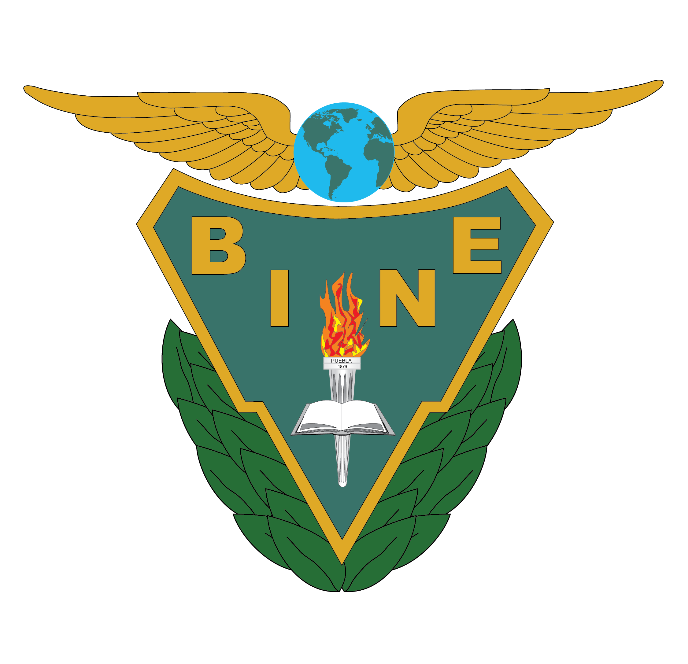 Escudo de Benemérito Instituto Normal del Estado